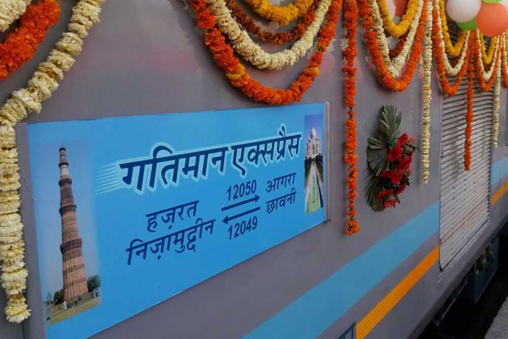Same Day Agra By Gatimaan Express